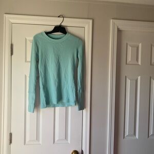 Aqua Long Sleeve Top